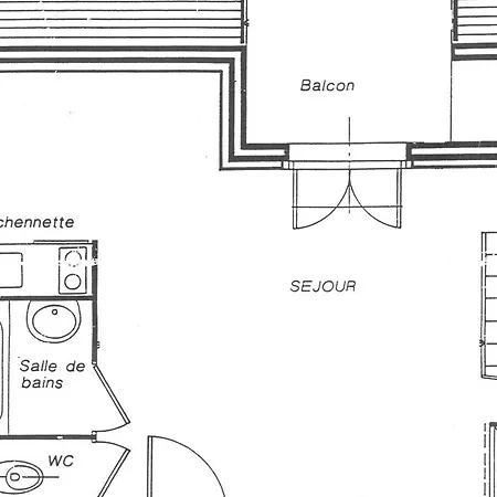 Apartmán : Duplex Calme 4 Pers, Balcon, Parking - Fr-1-313-143 *